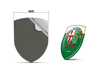 Alfa Romeo Silikonlogo Auto Universal Hochwertig Professionell